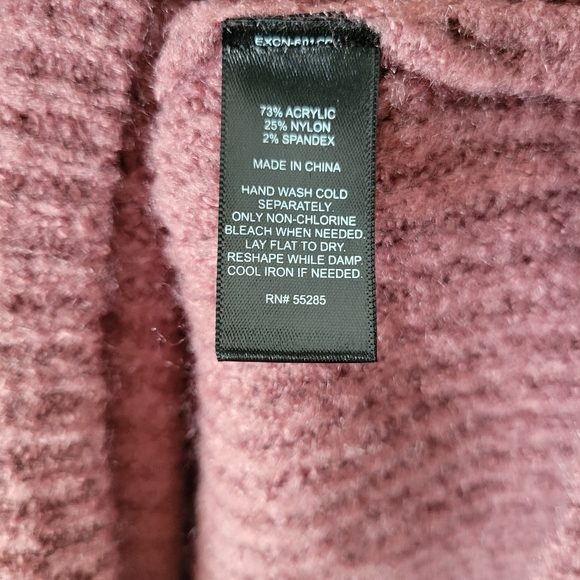 Express oversized plush mauve sweater - Picture 3 of 3